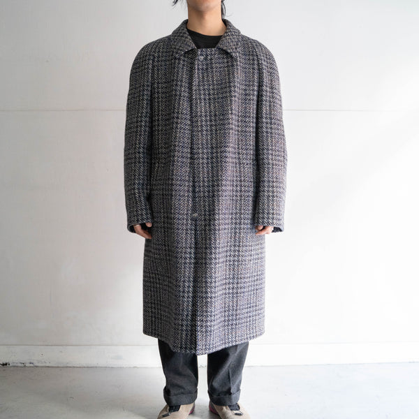 1970-80s France blue based tweed coat 'mint condition'
