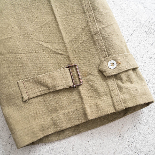 1940-50s French military M35 motorcycle pants -cotton canvas type- 'dead stock'