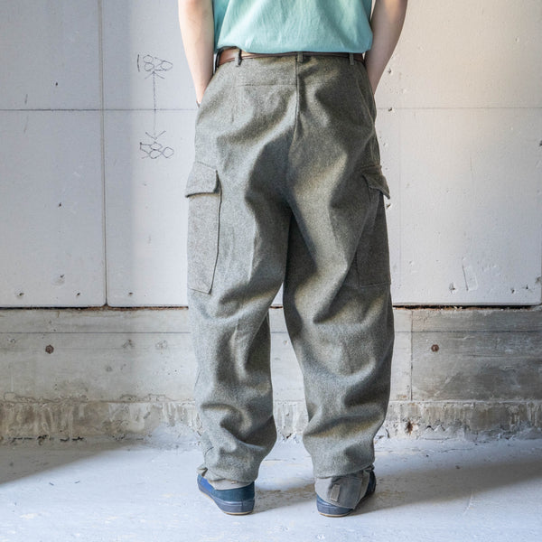 1940s Swedish military M39 wool cargo pants 'dead stock'