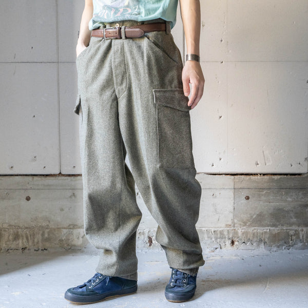 1940s Swedish military M39 wool cargo pants 'dead stock'