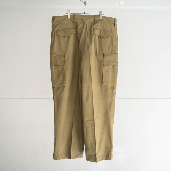 around 1950s French military M47 cargo pants -early type- 'dead stock'