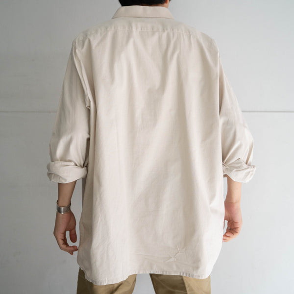 1990s Europe ivory cotton 100 tyrolean l/s shirt -2