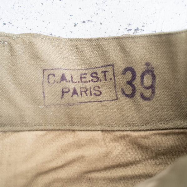 around 1950s French military M47 cargo pants -early type- 'dead stock'