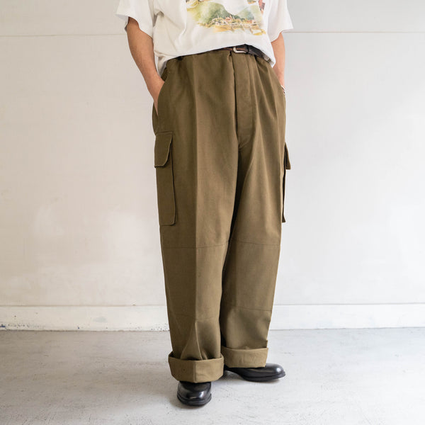 around 1950s French military M47 cargo pants -early type- 'dead stock'