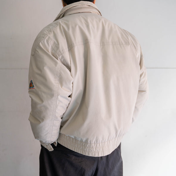 1980-90s ivory short length puffed jacket