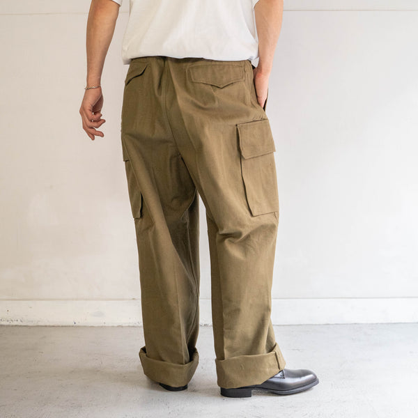 around 1950s French military M47 cargo pants -early type- 'dead stock'