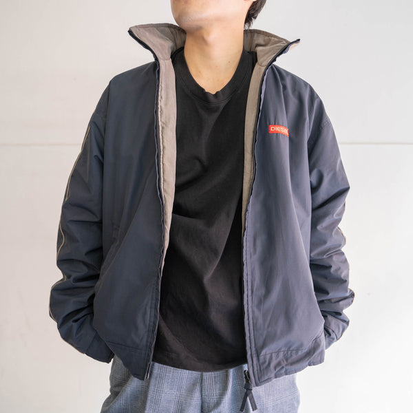 1990s 'DIESEL' modern&tech reversible puffed jacket