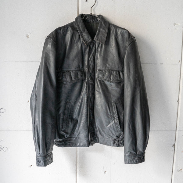 around 1980s Germany police? black leather jacket