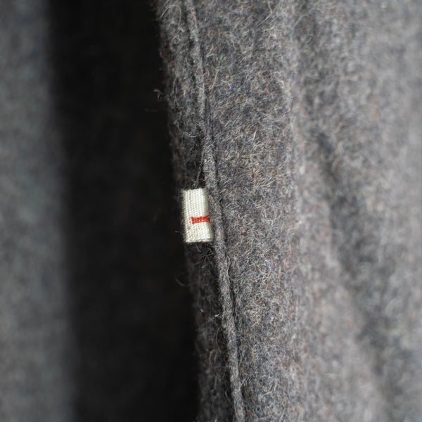 1950-60s Bulgarian military light gray wool coat 'dead stock'