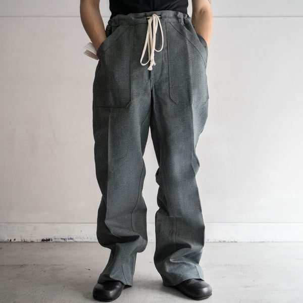 around 1980s German denim painter pants -waist code remake- 'like a swiss army denim'