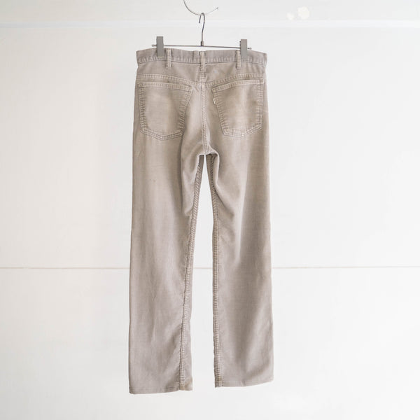 around 1980s 'Levis' gray color corduroy pants 'good fade'