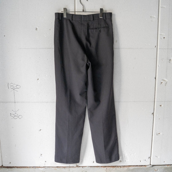 1990-00s British military black color No.3 dress pants