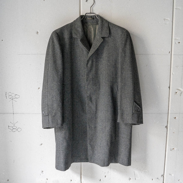 1970-80s Japan vintage black × white wool coat