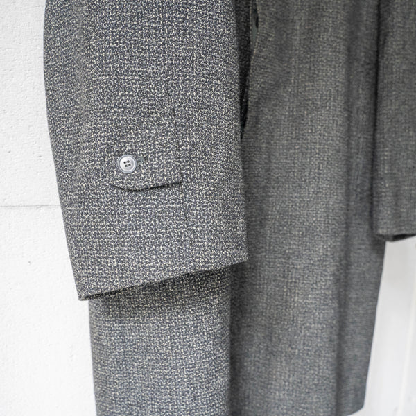 1970-80s Japan vintage black × white wool coat