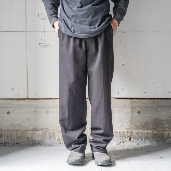 1990-00s British military black color No.3 dress pants