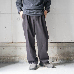 1990-00s British military black color No.3 dress pants