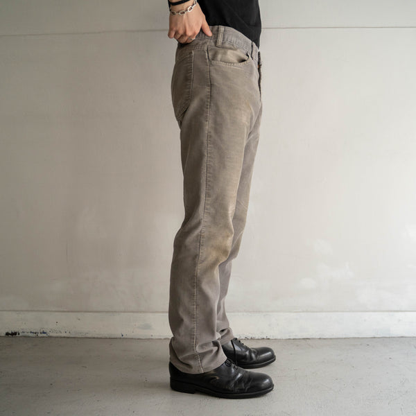 around 1980s 'Levis' gray color corduroy pants 'good fade'