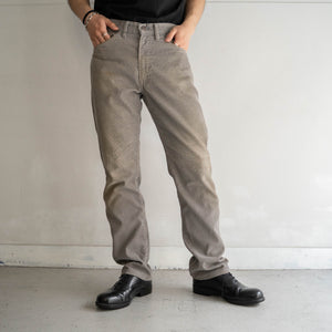 around 1980s 'Levis' gray color corduroy pants 'good fade'