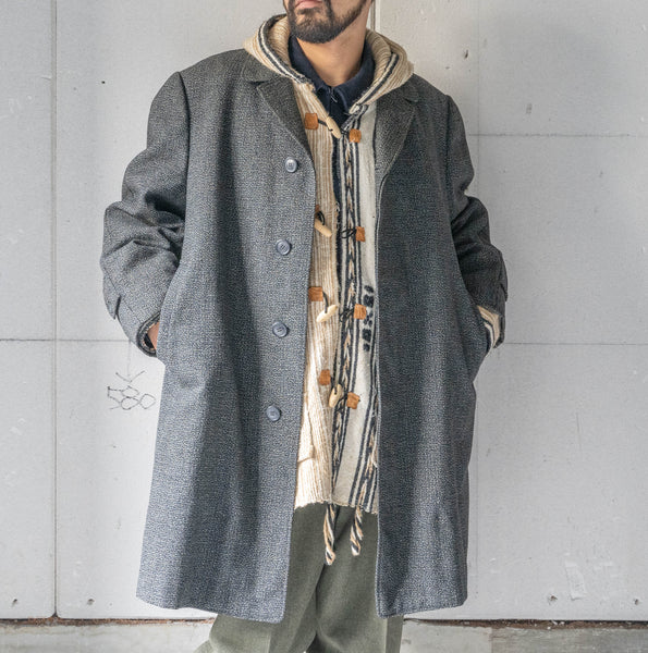 around 1990s ethnic design toggle button parka