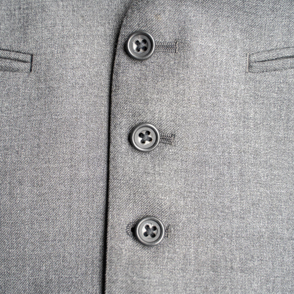 1980-90s Japan vintage gray color vest -with 4 pockets-