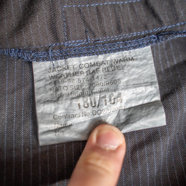 2000s British military combat jacket 'RAF' -black dyed-