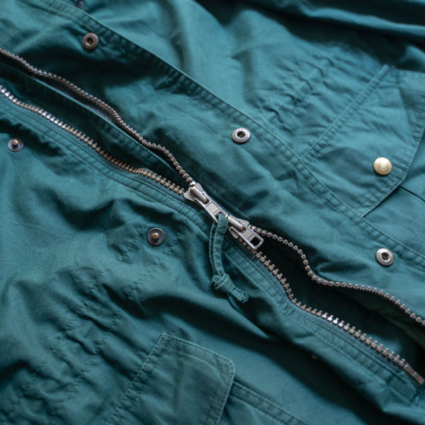 2000s 'Eddie Bauer' deep green mountain parka