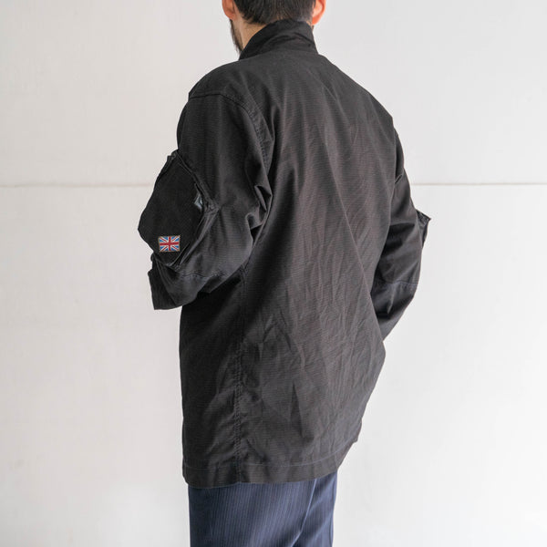 2000s British military combat jacket 'RAF' -black dyed-
