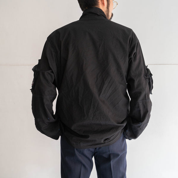 2000s British military combat jacket 'RAF' -black dyed-