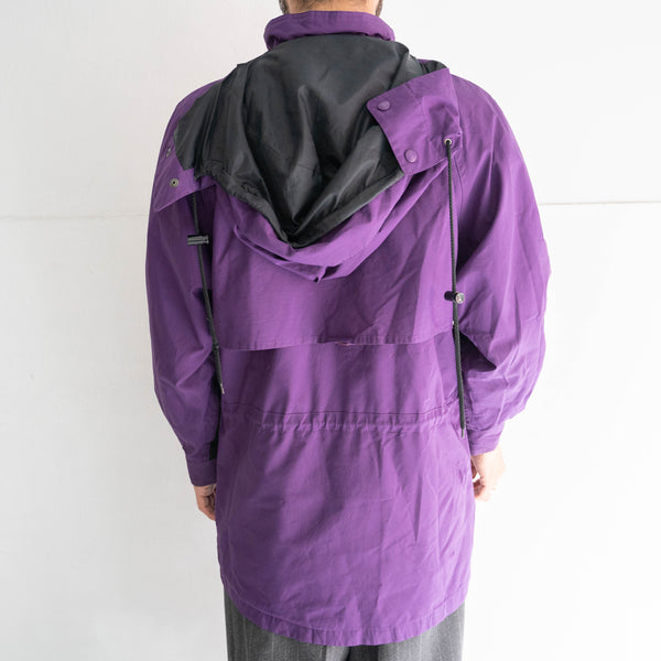 1980-90s 'Eddie Bauer' purple color outdoor parka 'GORE-TEX’