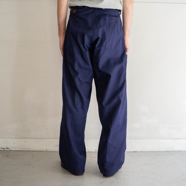 around 1960s France cotton twill work pants 'government supply' 'dead stock'