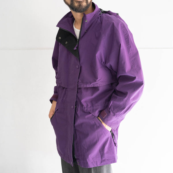 1980-90s 'Eddie Bauer' purple color outdoor parka 'GORE-TEX’