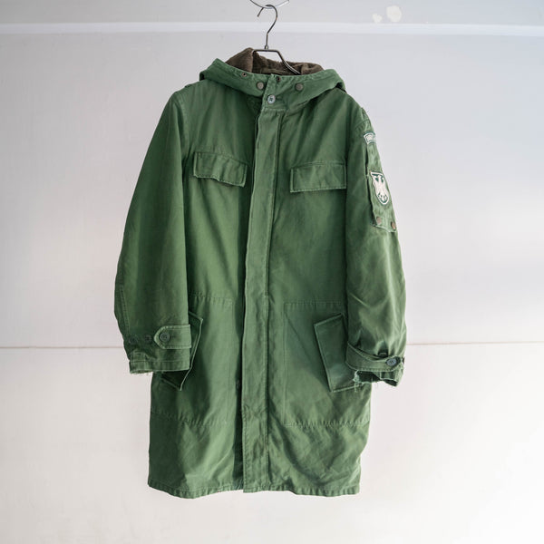 around 1990s German police long coat with liner