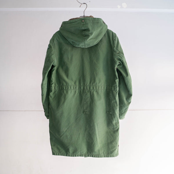 around 1990s German police long coat with liner