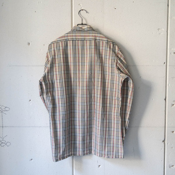 1960-70s Germany nova checked shirt 'dead stock'