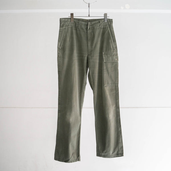 1980-90s Belgium military cargo pants -one pocket cargo-