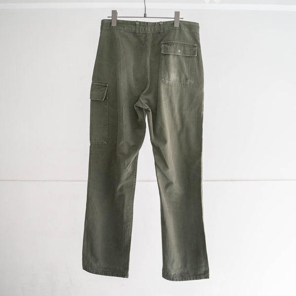 1980-90s Belgium military cargo pants -one pocket cargo-