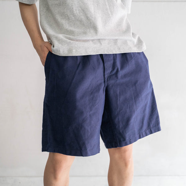1960-70s Italian military navy color gurkha shorts 'dead stock'