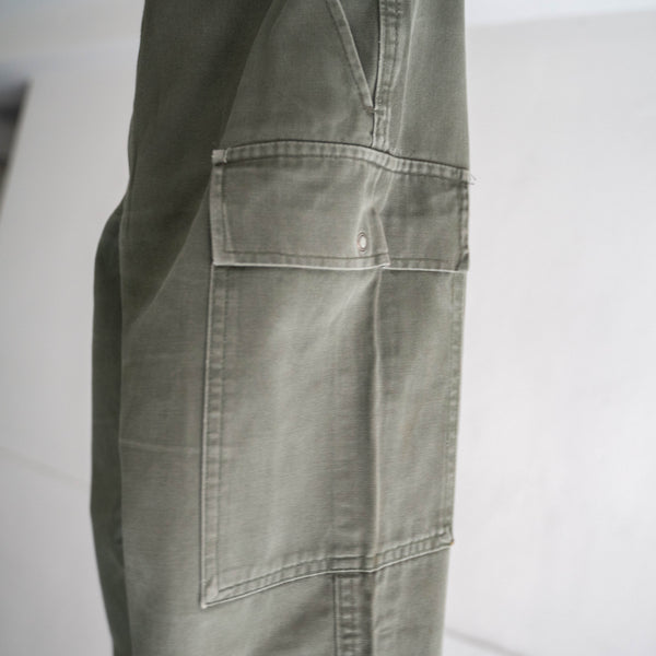 1980-90s Belgium military cargo pants -one pocket cargo-