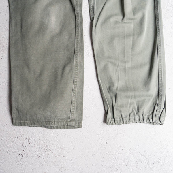 1980-90s Belgium military cargo pants -one pocket cargo-