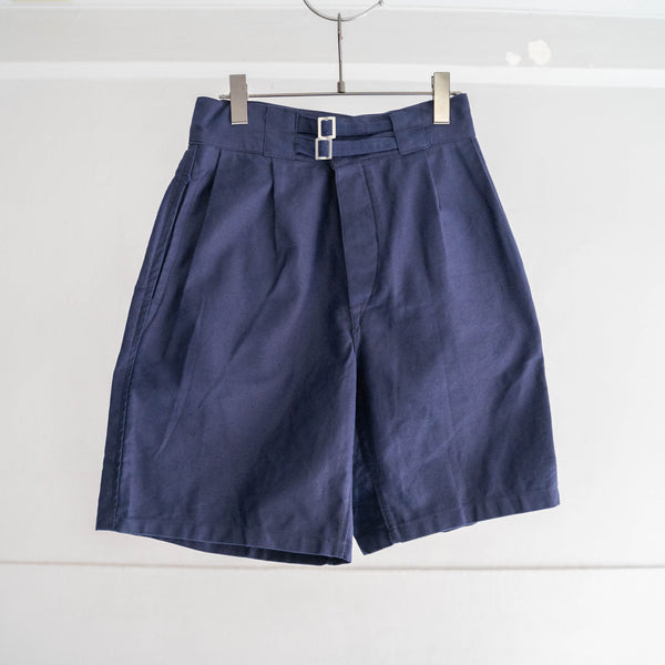 1960-70s Italian military navy color gurkha shorts 'dead stock'