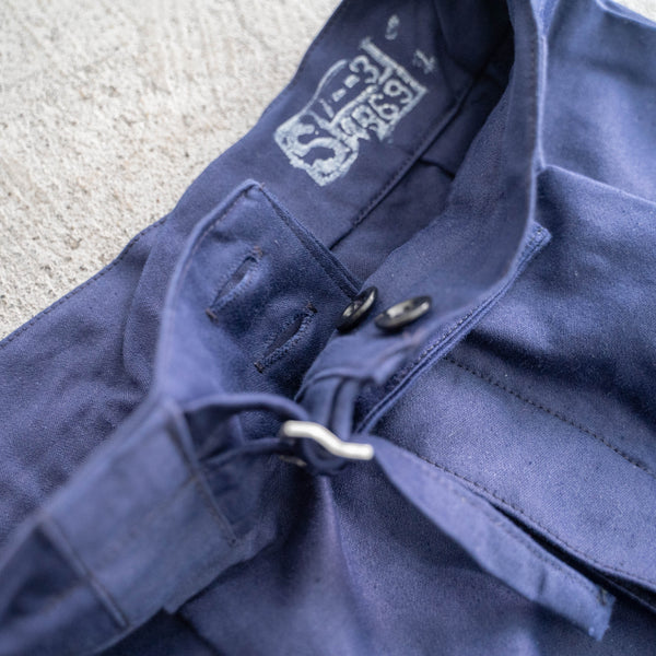 1960-70s Italian military navy color gurkha shorts 'dead stock'