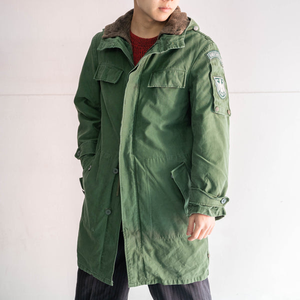 around 1990s German police long coat with liner
