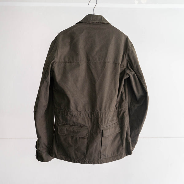 around 1970s Czech military field jacket 'dead stock' -black dyed & without epaulette-