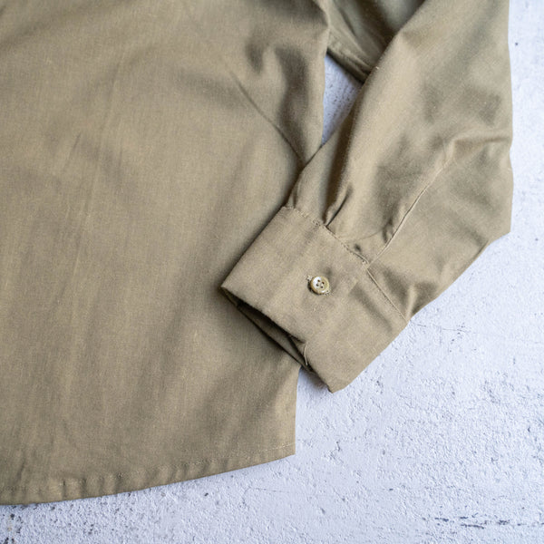 1980s Romania military field shirt 'dead stock' -sun fade- 'patch custom'