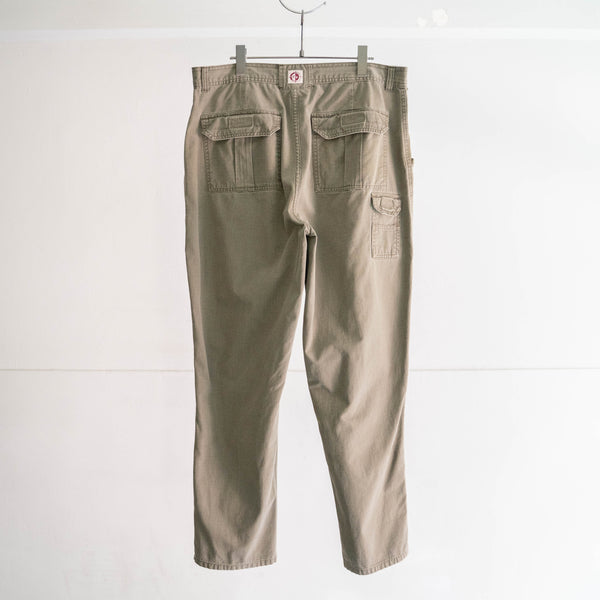 1990s  'Wrangler' khaki color ripstop cargo pants