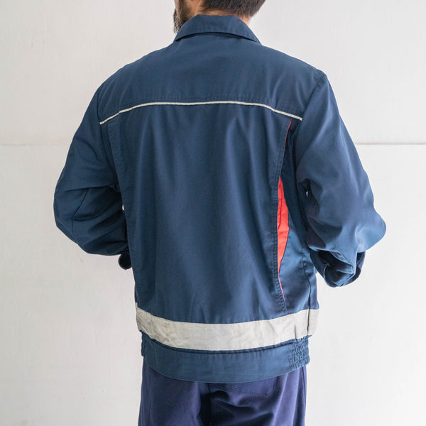 around 1980s Germany navy × red work  jacket