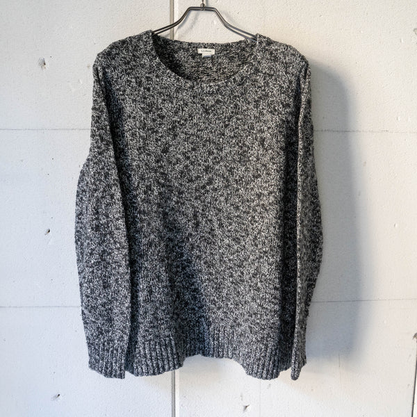 around2000s 'L.L.Bean' heather tone U neck knit