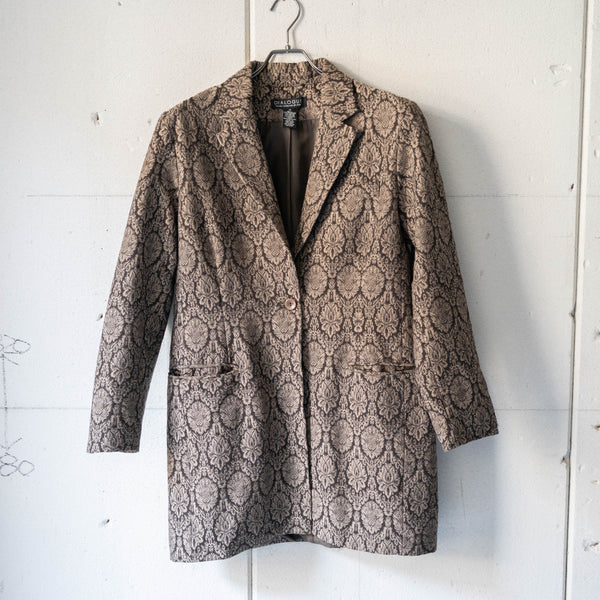 around 1990s jacquard weave tailored jacket