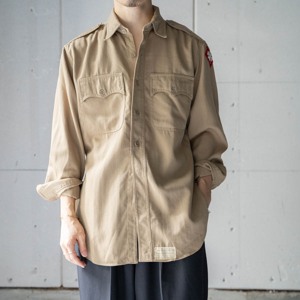 40's〜50's usarmy officer shirt gabardine | www.innoveering.net