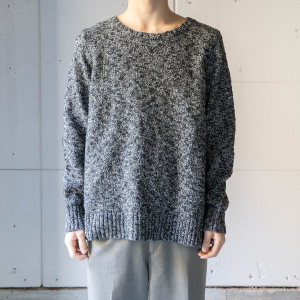 around2000s 'L.L.Bean' heather tone U neck knit